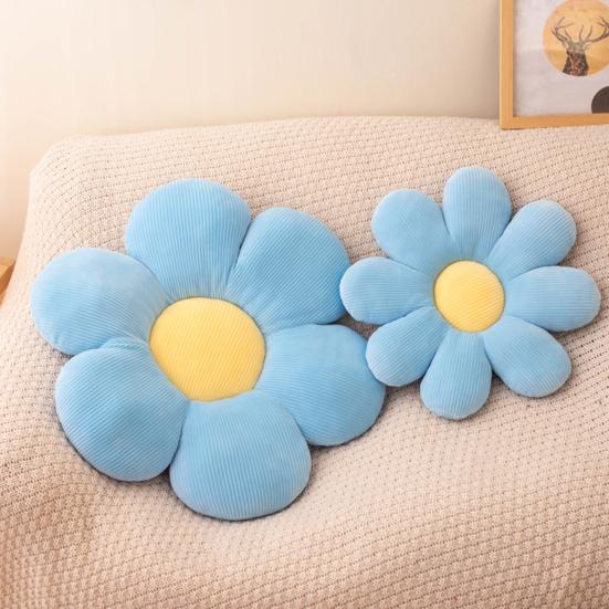 Flower Shaped Pillow Elastic 3 Colors Available 6/8 Petals PP Cotton Filling Supportive Throw Pillow for Bedroom Living Room Office