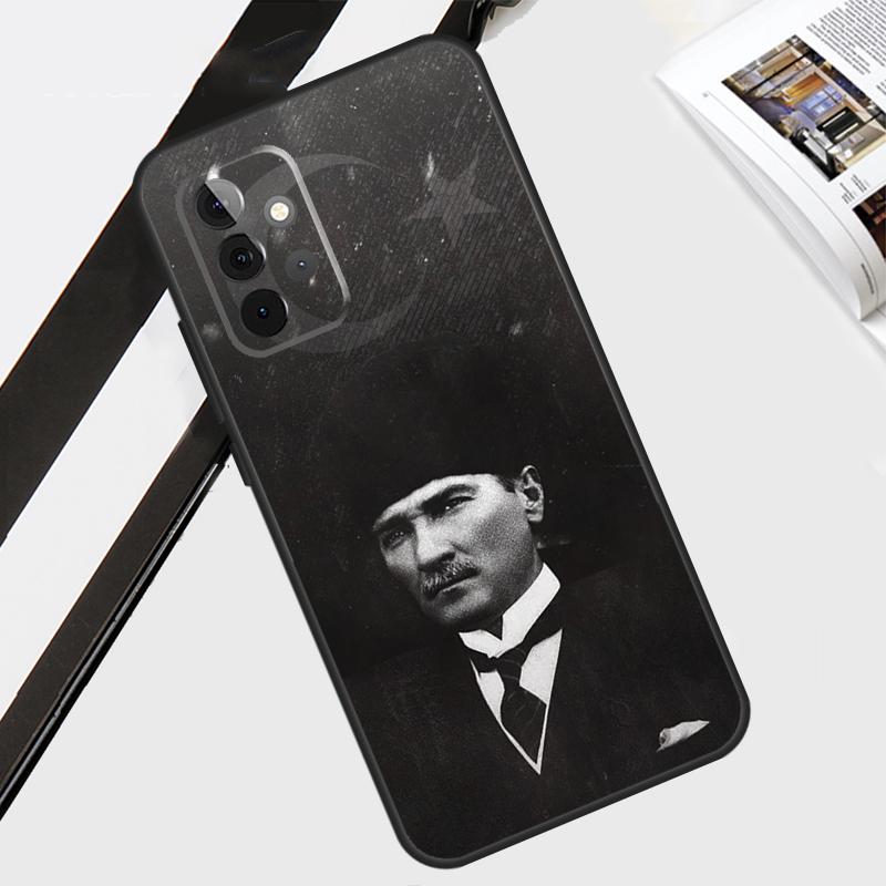 Mustafa Kemal Ataturk Case For Samsung Galaxy A12 A22 A32 A52 A56 A36 A26 A16 A06 A54 A34 A14 A13 A53 A15 A35 A55