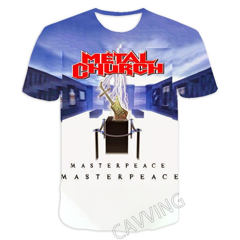 New Fashion Women/Men's 3D Print  Metal Church Rock   Casual T-shirts  Hip Hop Tshirts Harajuku Styles Tops Clothing