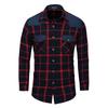 Camicia Casual Elegante da Uomo Slim Fit a Manica Lunga a Quadri Perfetta per Ogni Occasione