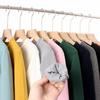 4–10 Jahre Kinder-Langarm-Sweatshirt, einfarbiges Pullover-Shirt mit O-Ausschnitt für Kinder