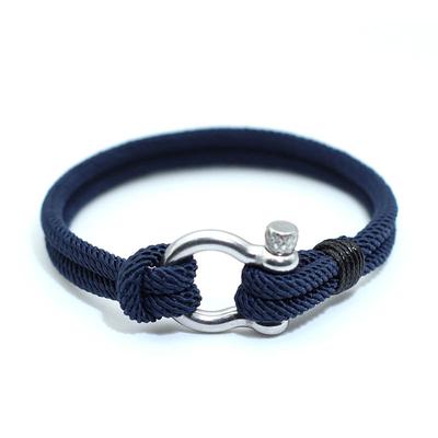 Herren Armband Seil Hufeisen Schnalle Glücksbringer Roter Faden Armband Doppellagig Wickelarmband Für Hombre Outdoor Überleben Armband Geschenk