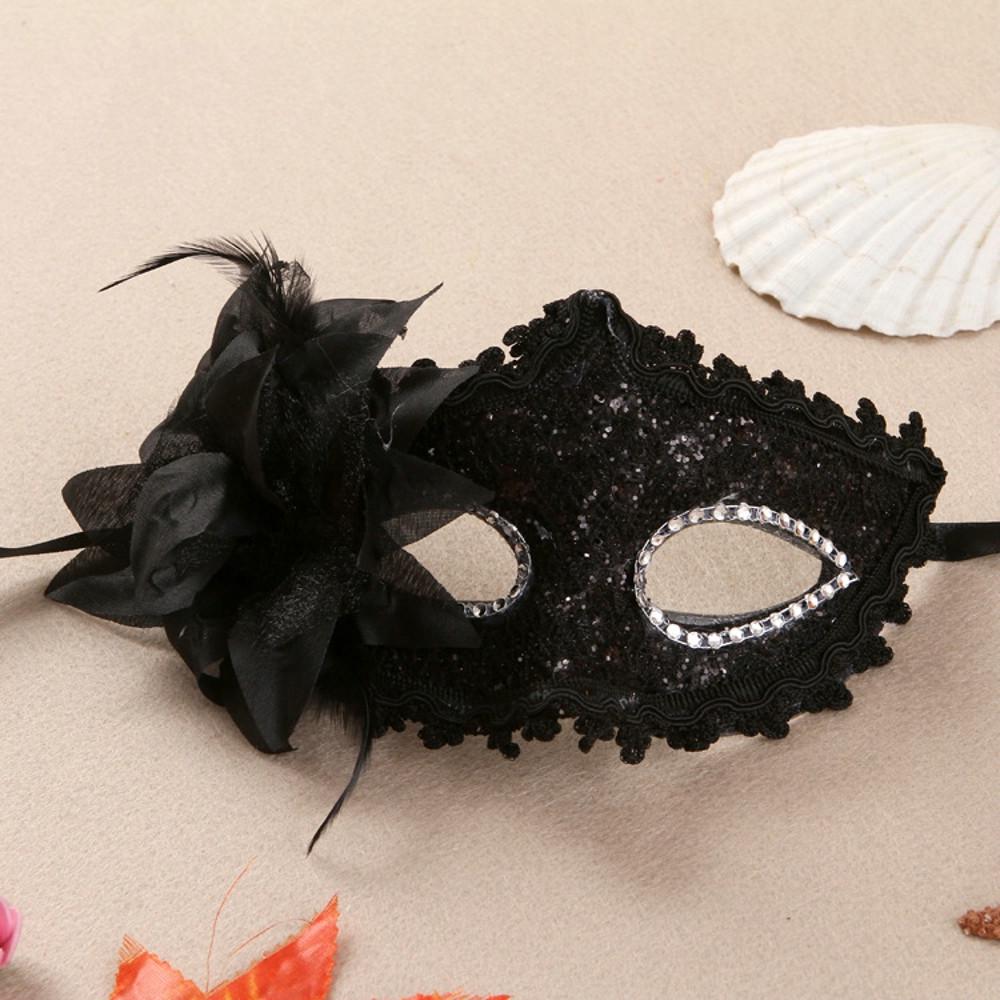 

Sexy Women Black Lace Eye Face Mask Masquerade Party Ball Prom Costume чёрный