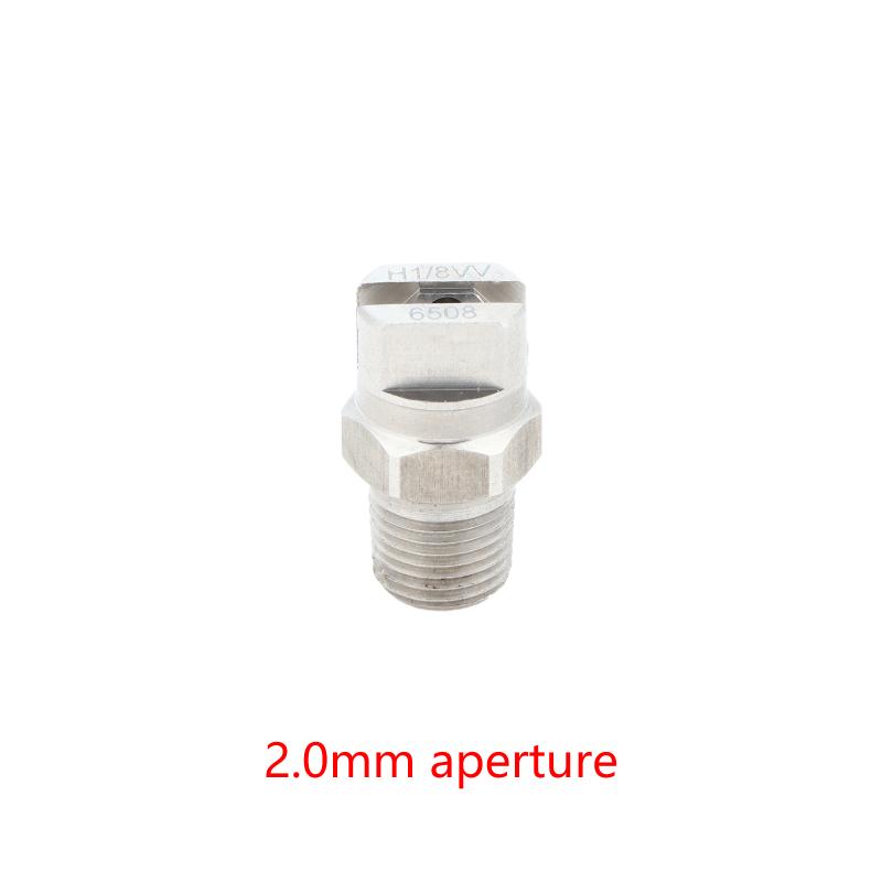 Easy to Install 1/8" 1/4" HVV/HU 304 Stainless Steel Flat Fan Spray Nozzle for Industrial Cleaning Projects