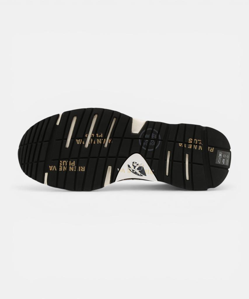 Premiata [26Ss][Mase] Beige Logo Patch Cowhide Women'S Sneakers