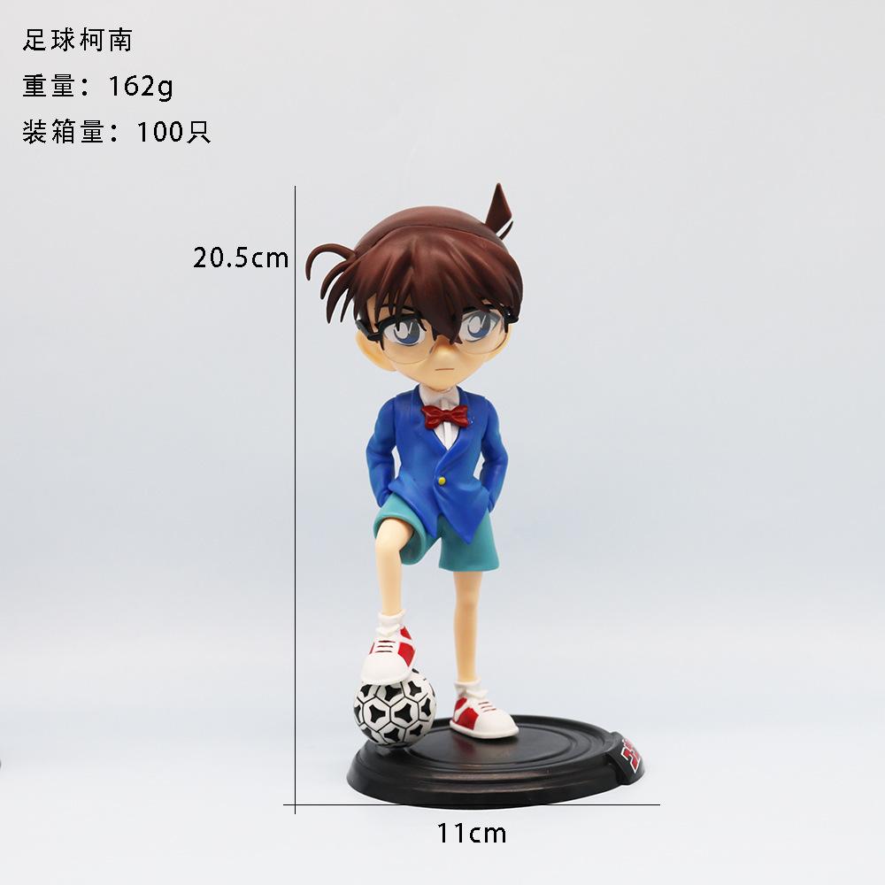 Detective Conan Anime Figure Set Conan Haibara Ai Collectible PVC Model Toy Gift белый