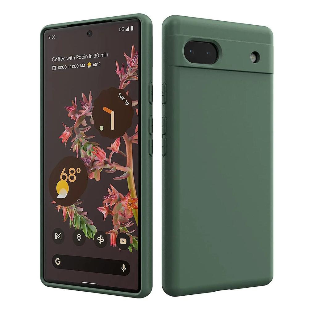 For Google Pixel 7 7A 8A Case Liquid Silicone Soft Cover For Google Pixel 6A 6 8 9 Pro XL 9A 9Pro XL 4A 4G G Phone Case
