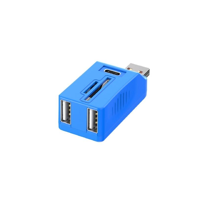 5 Port USB3.0/USB2.0+Type C Card Reader USB3.0 USB2.0 Card 5 In 1 Adapter Phone Camera Memory Reader for Laptop PC