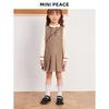MiniPeace Girls' Plaid Pinafore Dress