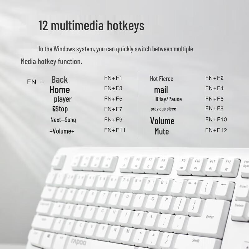 Rapoo X1800Pro Wireless Keyboard Mouse Combo