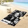 Name Custom Leonardo DiCaprio Print Beach Towel, Large Soft Quick Dry Towel for Beach Camping Swimming