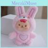 Adorable Resin Plush Animal Keychain Plush Material For Bag Charm Accessories
