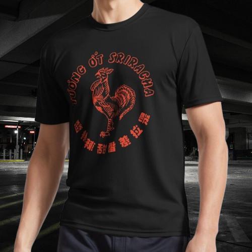 Sriracha Sauce Logo Active T-Shirt Funny Size Mode American T-shirt S разноцветный