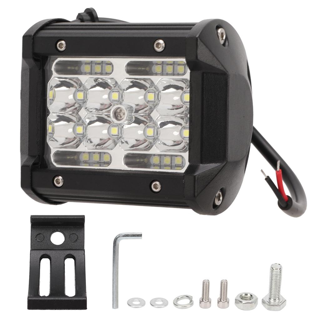 4in LED Offroad Light 60W 6000LM IP67 Waterproof PMMA Lens Universal Floodlight for Truck SUV ATV Boat