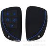 5-Button Remote Key Protective Case for Chevrolet GMC Pickup - Hemispherical Pattern Silicone