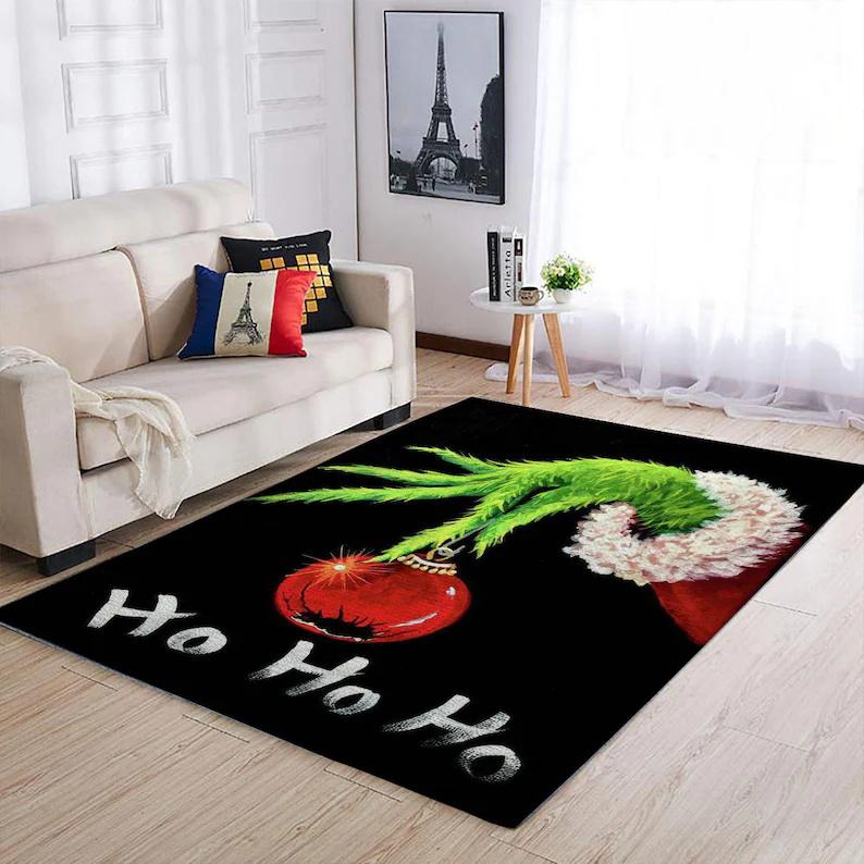 

3D Santa Claus Christmas Area Carpet 3D Santa Claus Christmas Rectangle Rug Decoration Christmas Gift Mat Xmas Home Decor Rug 40x60CM
