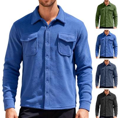 Herren Outdoor Taktische Arbeitskleidung: Schwere Langarm-Jagdjacke mit Plus-Samt
