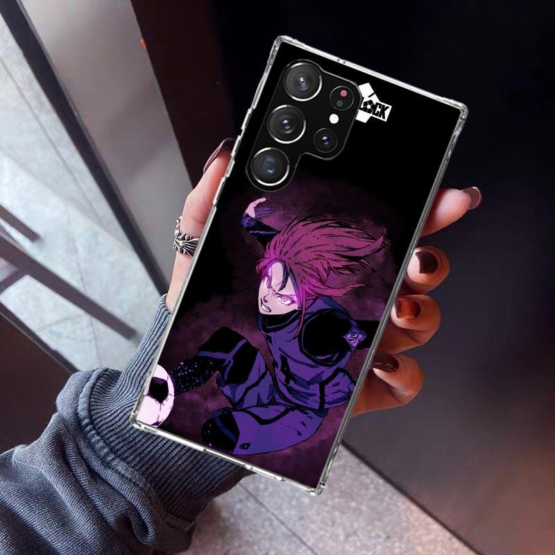 Blue Lock Chigiri Hyoma Phone Case For Samsung Galaxy S23 S24 S25 Edge S26 Ultra S22 + S21 Plus S20 FE Cover Silicone Print Shel