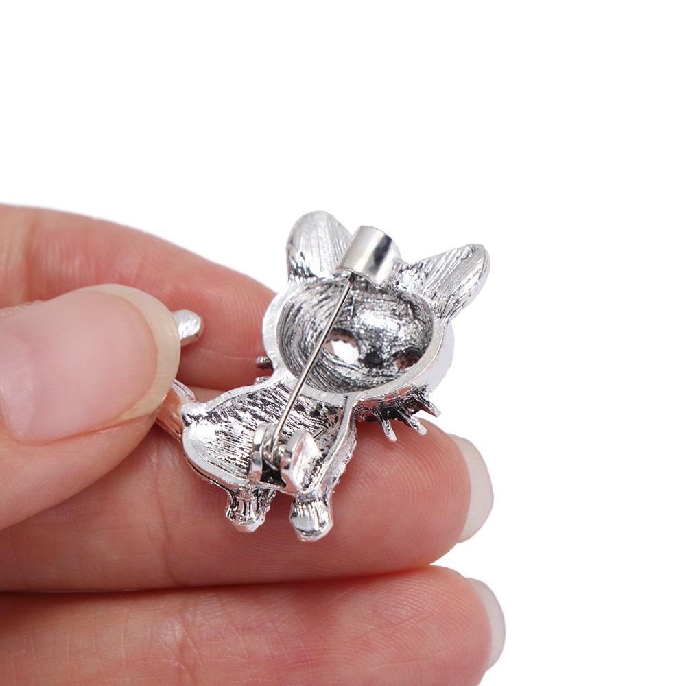 Clothing Accessories Crystal Cat Brooches Cute Vintage Brooches New Cat Badge Pins  Women