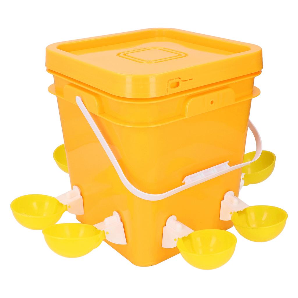 Automatic Chicken Waterer Set Low Spillage Self Replenishing Poultry Waterer Dispenser for Chicken Bird Goose Turkey