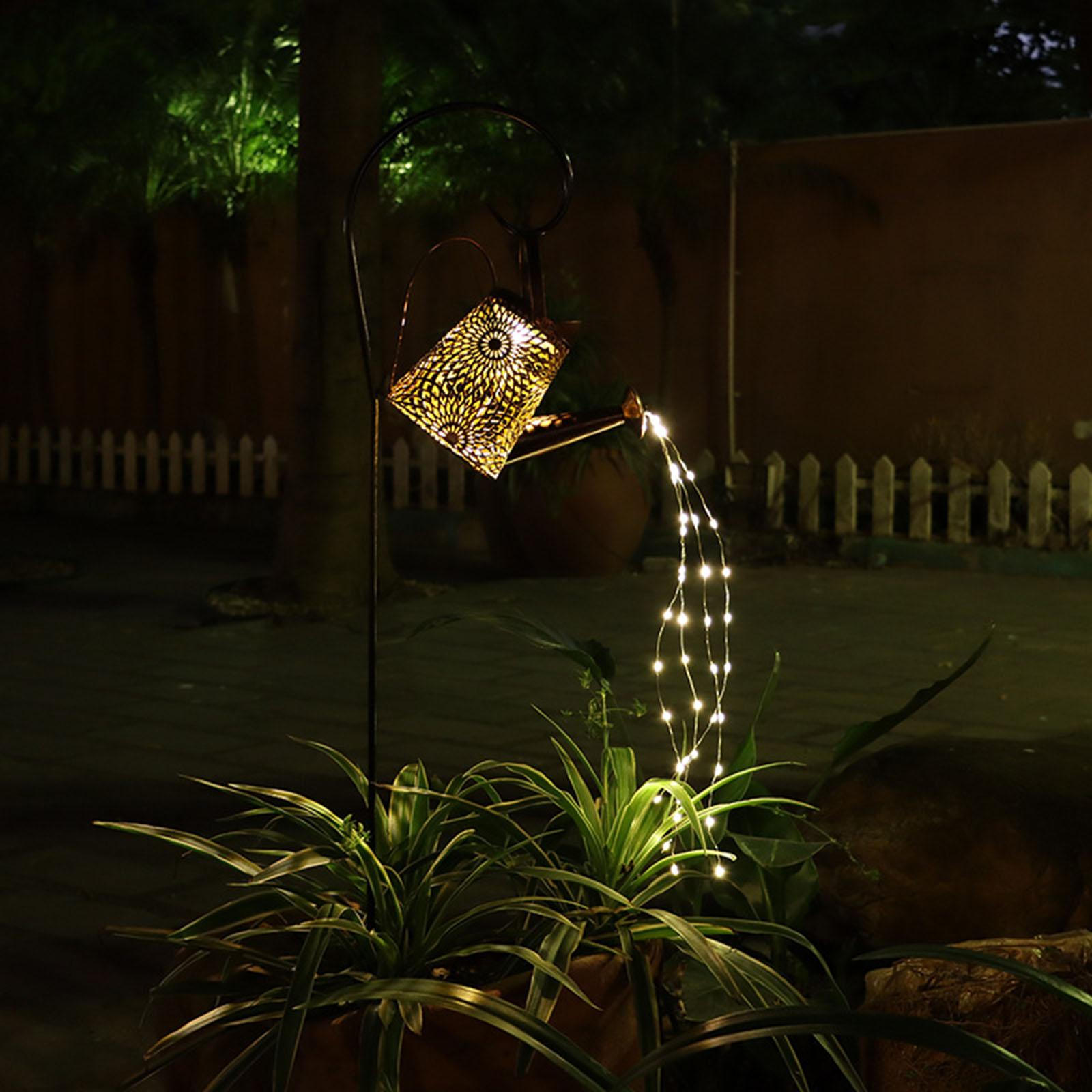 

Художественное освещение Лампа Трапециевидный чайник Светильник Уличное украшение Трапециевидная лейка Сад Type D with stand