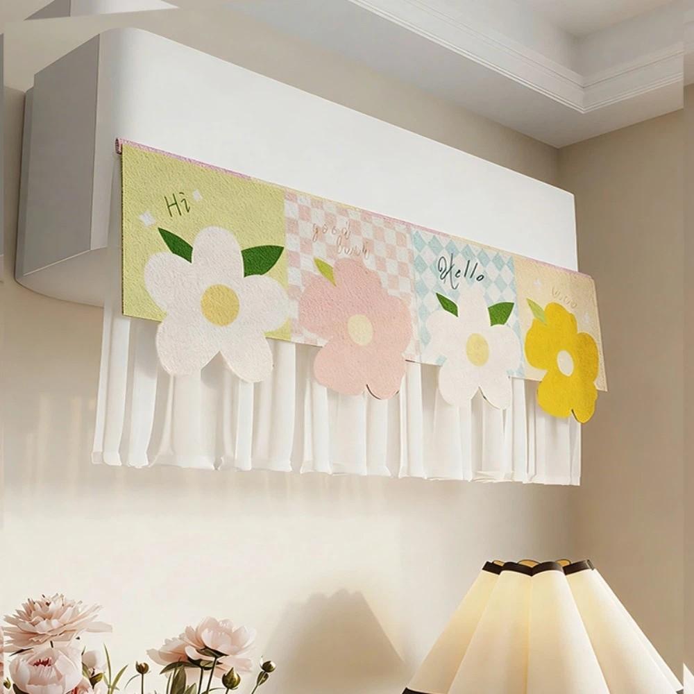 Anti-Direct Blowing AC Wind Deflector Curtain Self-Adhesive Air Outlet Cover  Bedroom
