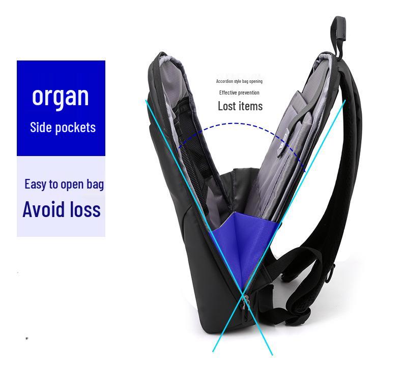 Ultra-thin Waterproof Backpack for Men and Women - High-End Travel, Fashion, Business, and Commuting.