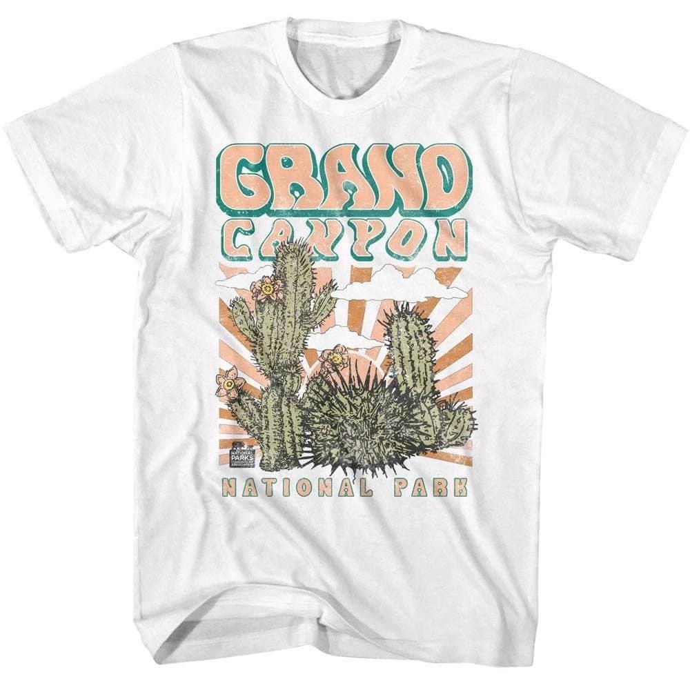 Grand Canyon Cactus Sunrays Men s T Shirt L