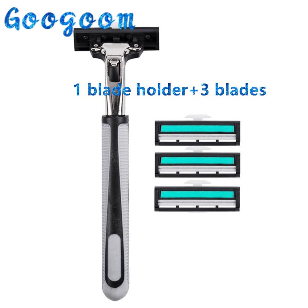 Buy 30pcs/lot Razor Blades for Men Shaving Razor 2 Layer Cassette