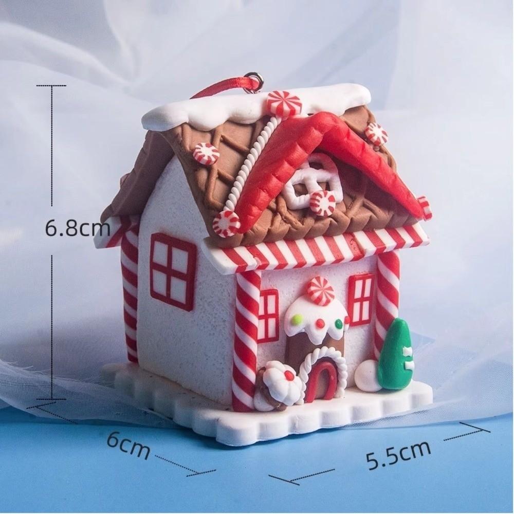 With Rope Gingerbread House Decor Christmas Gingerbread House Holiday House Ornaments  Home Decor