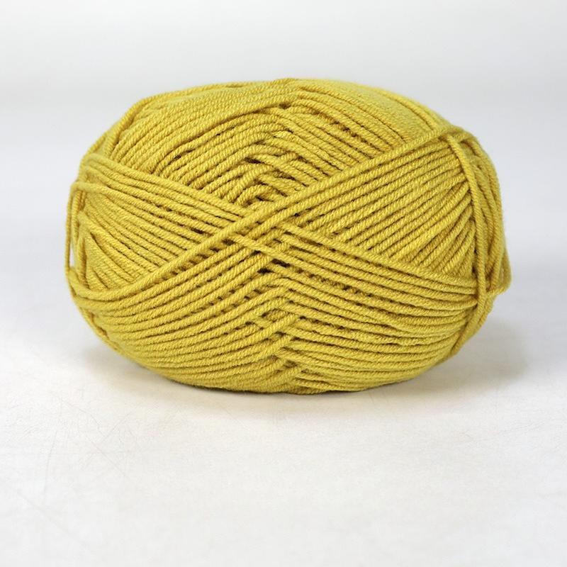 1pc 50g Soft Wool Milk Cotton Yarn Crochet Anti-Pilling Hand Knitting Thread For Cardigan Scarf Hat Baby Sweater Doll Supplies