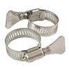 304 Stainless Steel Water Pipe Clamp Trachea Clamp Fixed Locking Clamp with Handle Throat Hoop Hand Twist Pipe Hoop Oil Pipe