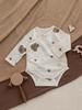 Ultra-dünner Sommer Baby Body - Langarm, Reine Baumwolle, Ohne Etikett, Atmungsaktiv, Bauchschutz