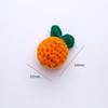 Mini Tangerine Knit Keychain, Hallabong Keychain, Knit Keychain