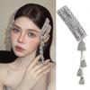 Showcasing Cultural Charm Hairpins Vintage Bangs Barrette Trendy Tassels Hair Clips