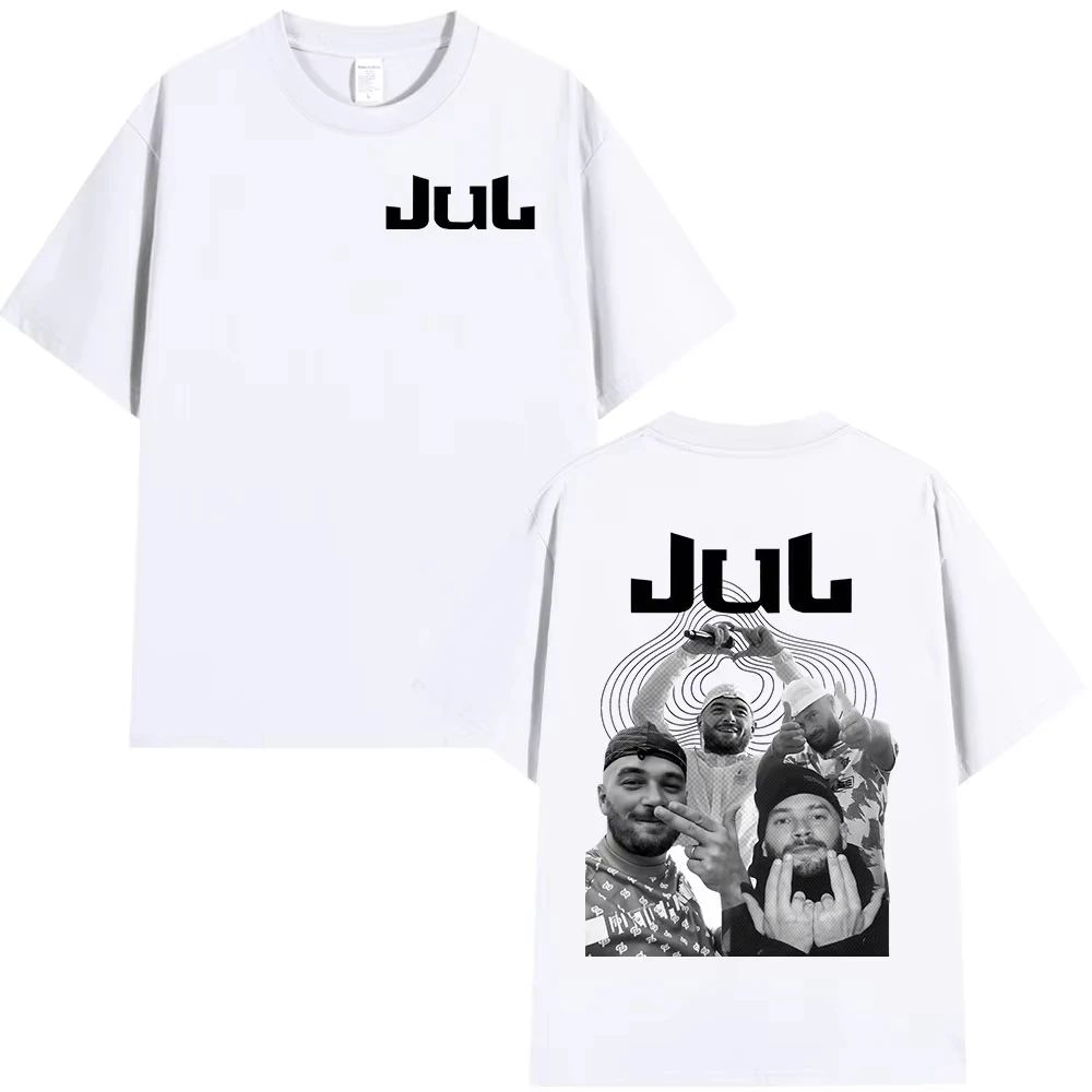 

Fashion Hip Hop Tshirts Rapper Jul Alubm Graphic Tshirt Casual Male Cotton Short Sleeves Print Casual Loose Streetwear Unisex S