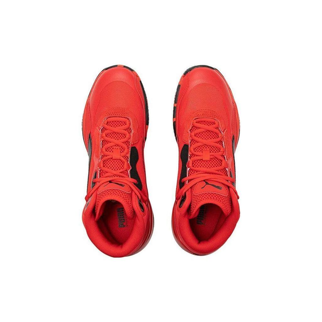 Puma Playmaker Pro Mid Unisex Red Black 377902-05