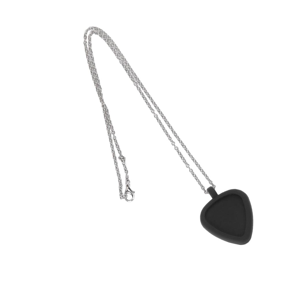 Adjustable Silicone Necklace Guitar Accessory Necklace for Guitar Pick Organization Electric Bass Musician Present