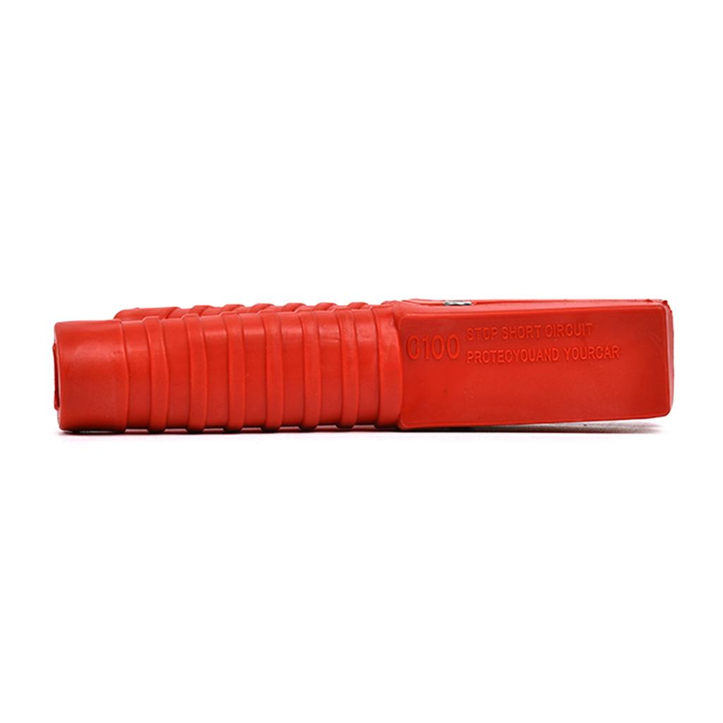 2Pcs 200A Electrical Alligator Battery Insulated Clip Connector Plastic Handle Clips For Electric Project