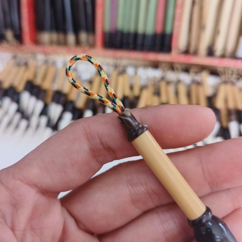 9cm Size Mini Chinese Calligraphy Brush Bamboo Handle Traditional Ink Writing Brush Daily Practice