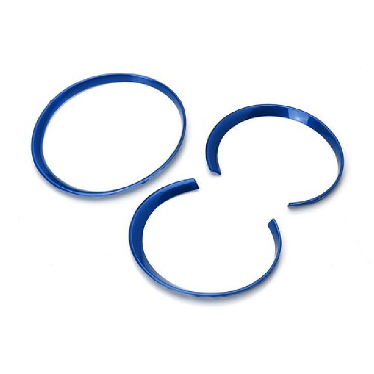 Blue Dashboard Gauge Surrounding Ring Decoration Trim For 2014-22 Porsche Macan