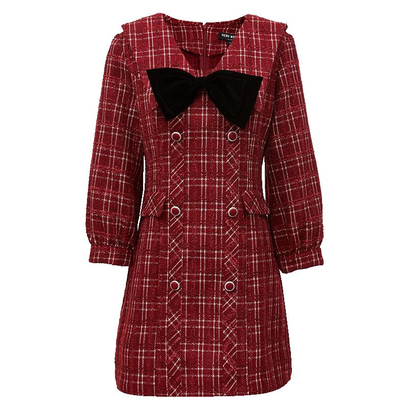 

VEROMODA Elegant Cinched Waist A-line Dress M