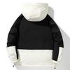 Men's new down jacket winter trend hooded jacket couple men's and women's same thickened white duck down cold top