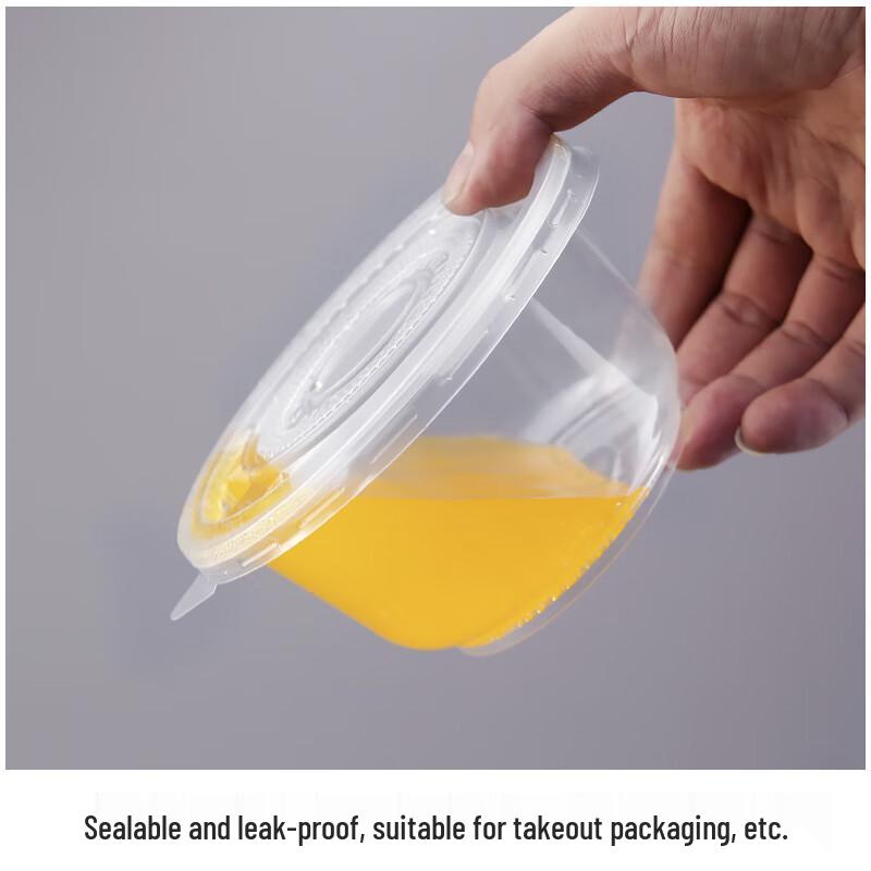 Beiyipin Disposable Plastic Bowls for Takeout (850 Model)