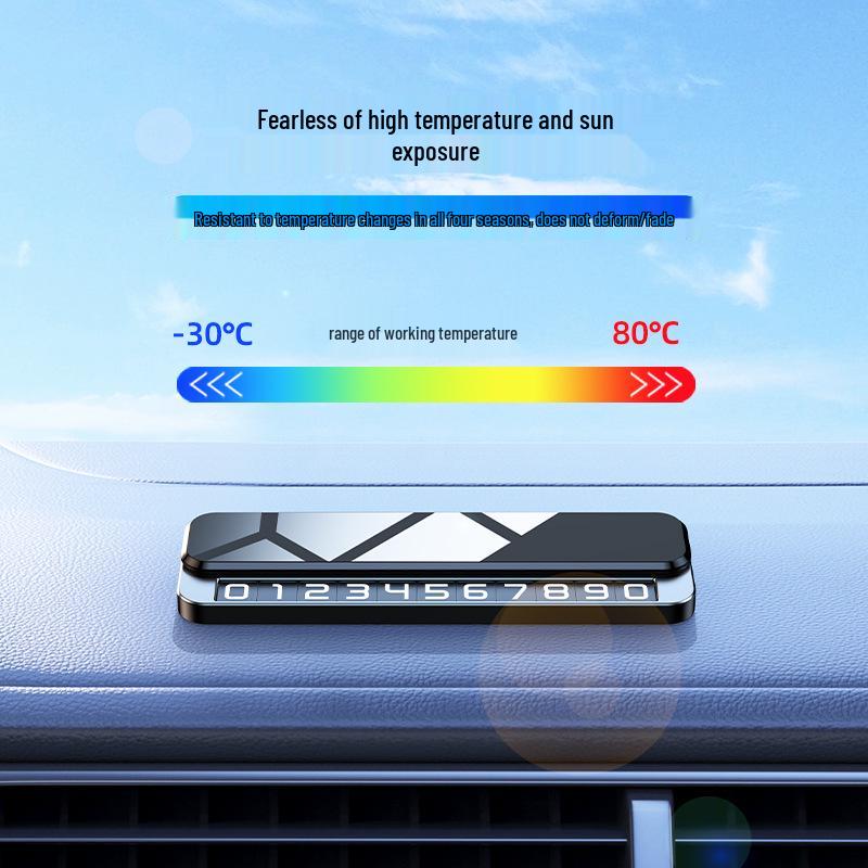 Applicable Tank 300 Temporary Car Parking Number Plate for TANK500/400/700 - Mobile Vehicle Phone Display.