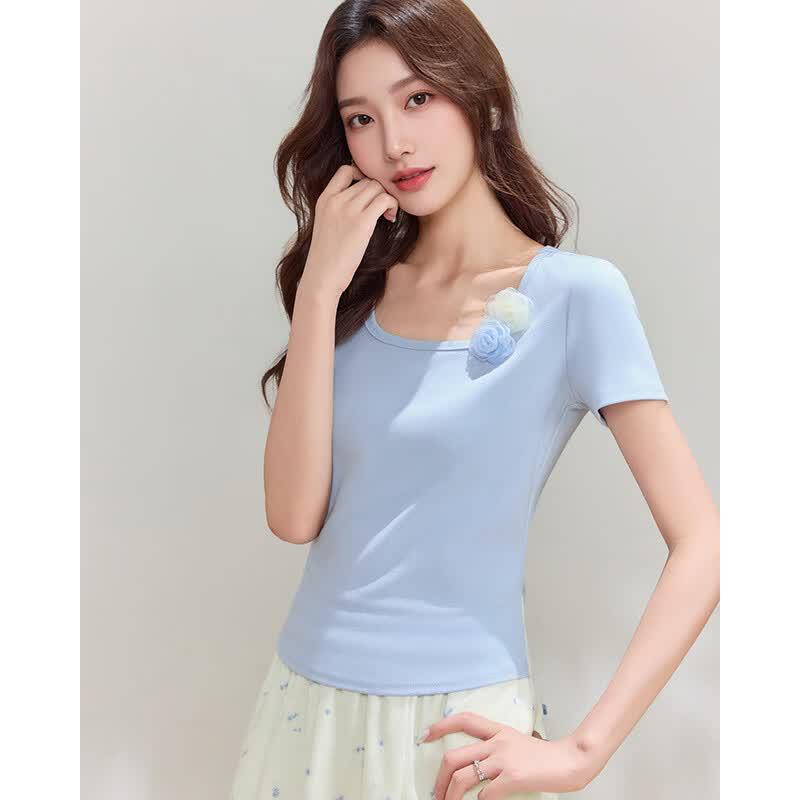 IEF 2026 Summer Korean Floral Skirt Set