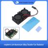 Raspberry Pi 4B & 3B Dual Fan Cooling Kit with Aluminum Alloy Heatsink