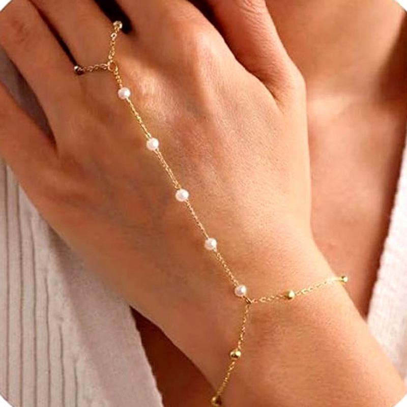 Bohemian Pearl Tassel Bracelet