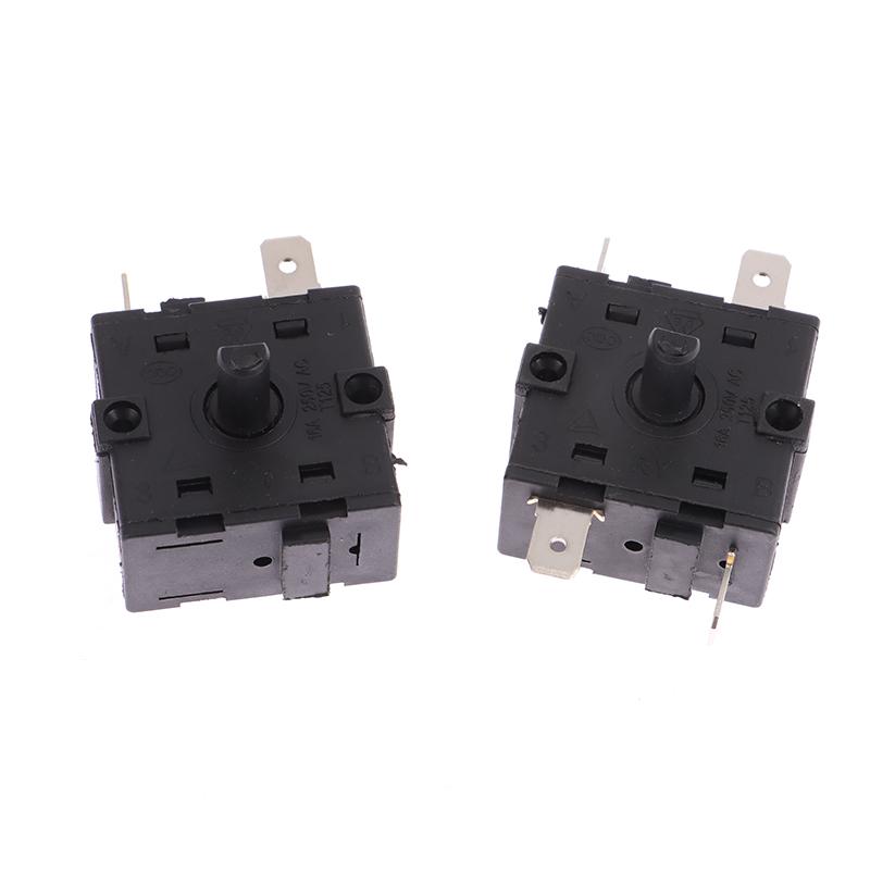 Electric Room Heater Gear Knob Switch 3Pin 5Pin Rotary Switch Selector 16A Temperature Control Switch