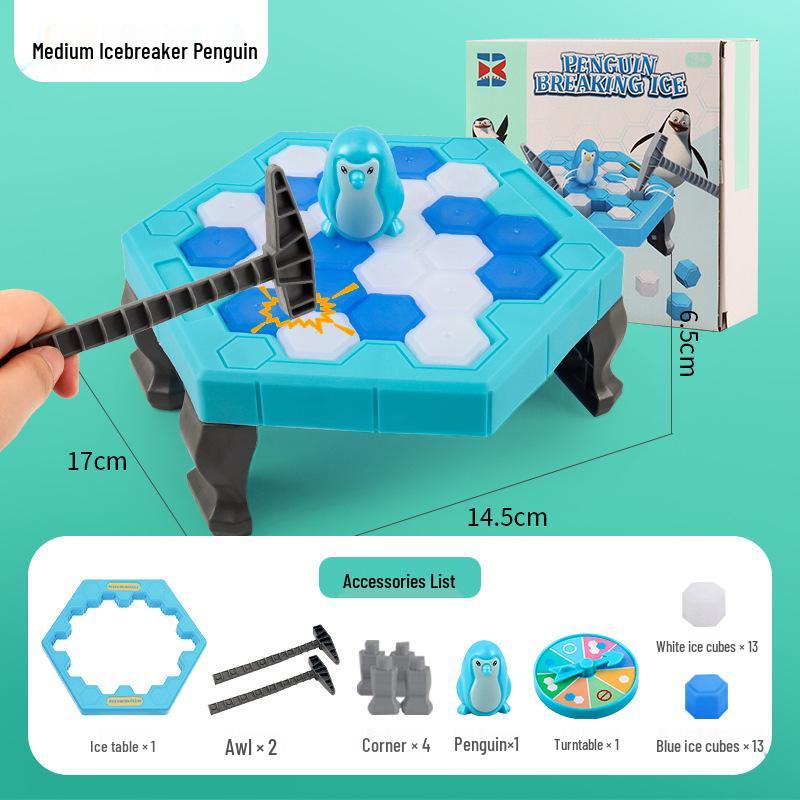 Save the Penguins Icebreaker Game: Educational Toy for Kids' Thinking Skills and Focus Development